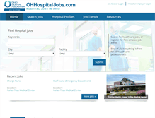 Tablet Screenshot of ohhospitaljobs.com